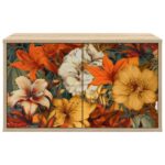 vidaXL Nástenný TV kabinet GENNEP 69 x 33 x 40 cm Dub sonoma – Obrázok 3