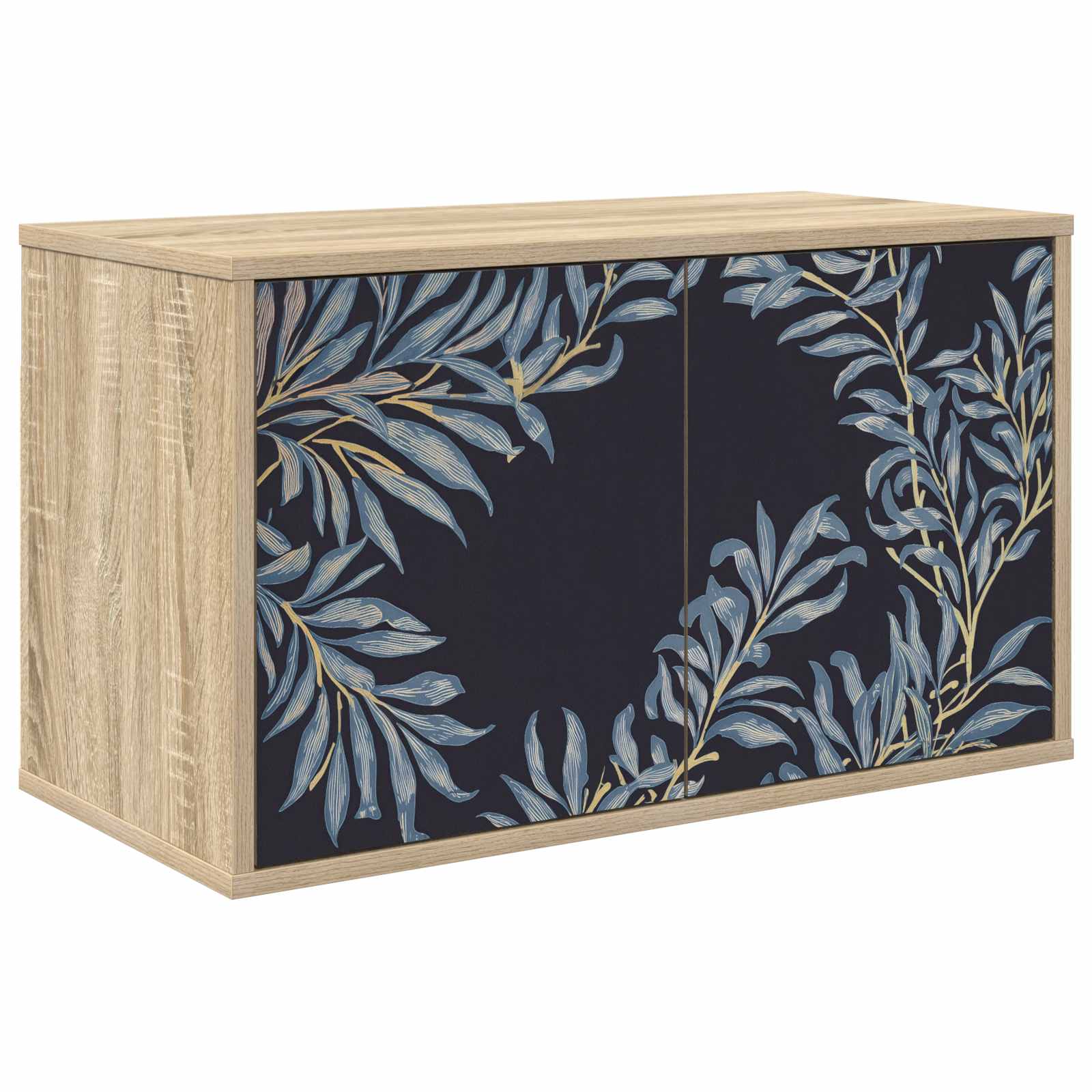 8007125_1.jpg vidaXL Nástenný TV kabinet DOKKUM 69 x 33 x 40 cm Dub sonoma – Obrázok 1