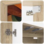 vidaXL Nástenný TV kabinet BONN 69 x 33 x 40 cm Dub sonoma – Obrázok 5
