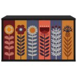 vidaXL Nástenný TV kabinet ESSEN 69 x 33 x 40 cm Čierny dub – Obrázok 3