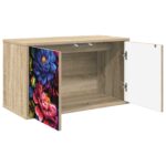 vidaXL Nástenný TV kabinet KIEL 69 x 33 x 40 cm Dub sonoma – Obrázok 2