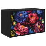 vidaXL Nástenný TV kabinet KIEL 69 x 33 x 40 cm Čierny dub