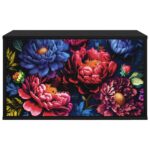 vidaXL Nástenný TV kabinet KIEL 69 x 33 x 40 cm Čierny dub – Obrázok 3