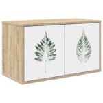 vidaXL Nástenný TV kabinet HANAU 69 x 33 x 40 cm Dub sonoma