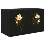 vidaXL Nástenný TV kabinet BREMEN 69 x 33 x 40 cm Čierny dub