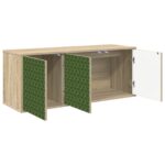 vidaXL Nástenný TV kabinet GELEEN 102 x 33 x 40 cm Dub sonoma – Obrázok 2