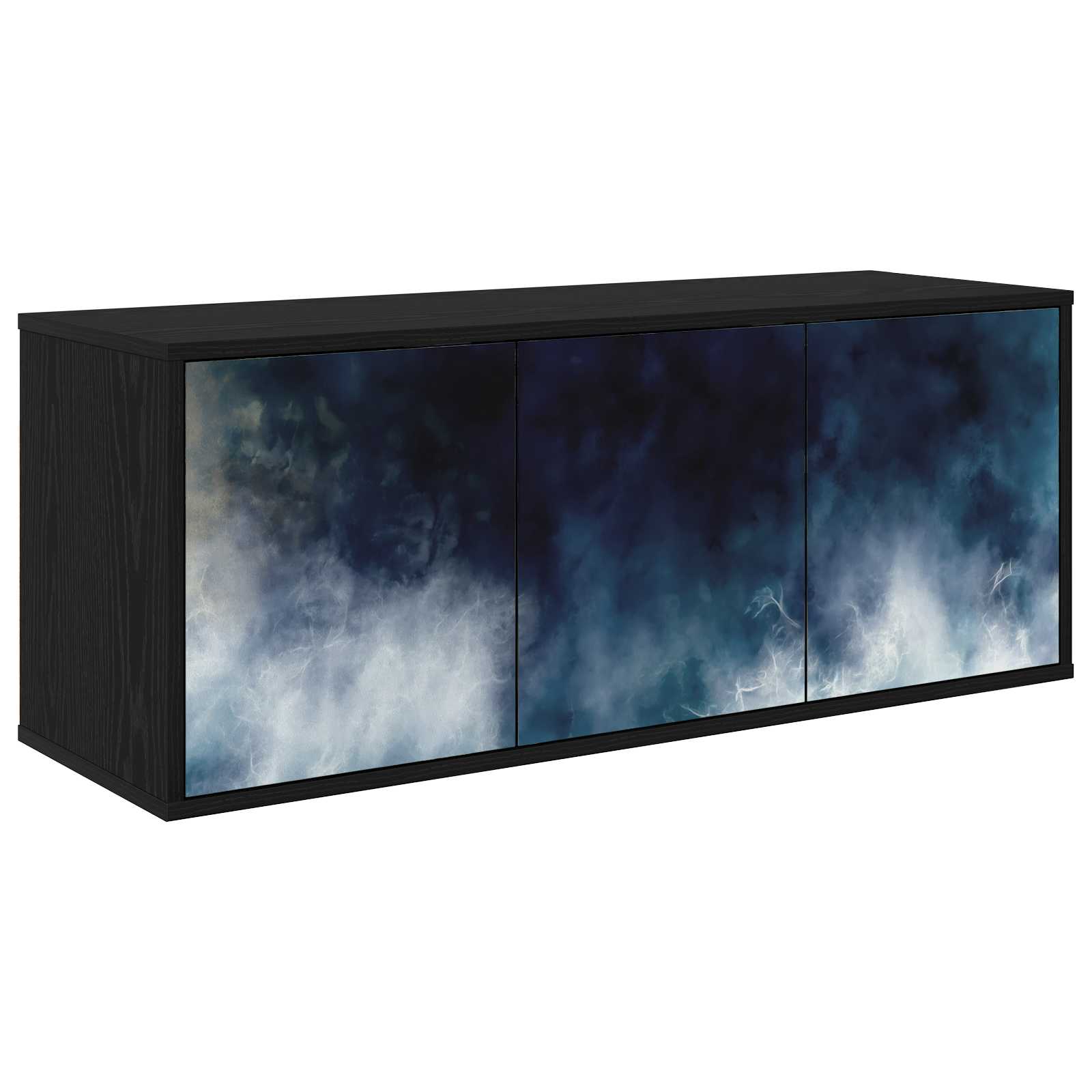 8007156_1.jpg vidaXL Nástenný TV kabinet RAALTE 102 x 33 x 40 cm Čierny dub – Obrázok 1