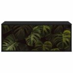 vidaXL Nástenný TV kabinet ELBURG 102 x 33 x 40 cm Čierny dub – Obrázok 3
