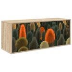 vidaXL Nástenný TV kabinet ZAANDAM 102 x 33 x 40 cm Dub sonoma