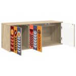 vidaXL Nástenný TV kabinet ESSEN 102 x 33 x 40 cm Dub sonoma – Obrázok 2