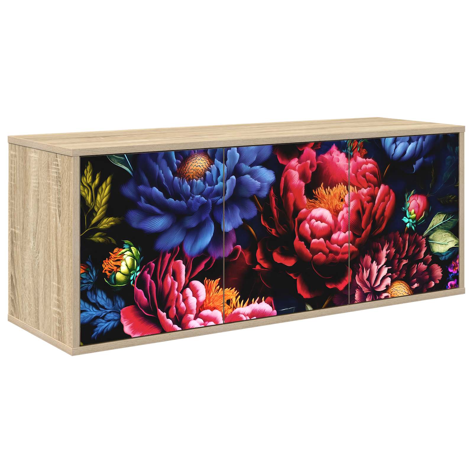 8007177_1.jpg vidaXL Nástenný TV kabinet KIEL 102 x 33 x 40 cm Dub sonoma – Obrázok 1