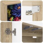 vidaXL Nástenný TV kabinet KIEL 102 x 33 x 40 cm Dub sonoma – Obrázok 5
