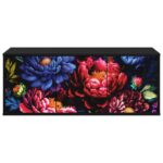 vidaXL Nástenný TV kabinet KIEL 102 x 33 x 40 cm Čierny dub – Obrázok 3