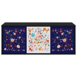 vidaXL Nástenný TV kabinet MAINZ 102 x 33 x 40 cm Čierny dub – Obrázok 3