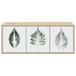 vidaXL Nástenný TV kabinet HANAU 102 x 33 x 40 cm Dub sonoma – Obrázok 3