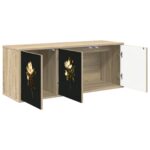 vidaXL Nástenný TV kabinet BREMEN 102 x 33 x 40 cm Dub sonoma – Obrázok 2