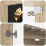 vidaXL Nástenný TV kabinet BREMEN 102 x 33 x 40 cm Dub sonoma – Obrázok 5