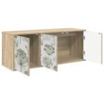 vidaXL Nástenný TV kabinet GOTHA 102 x 33 x 40 cm Dub sonoma – Obrázok 2