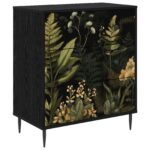 vidaXL Příborník RHENEN Tropický džungľový vzor 66 x 36,5 x 76 cm – Obrázok 2