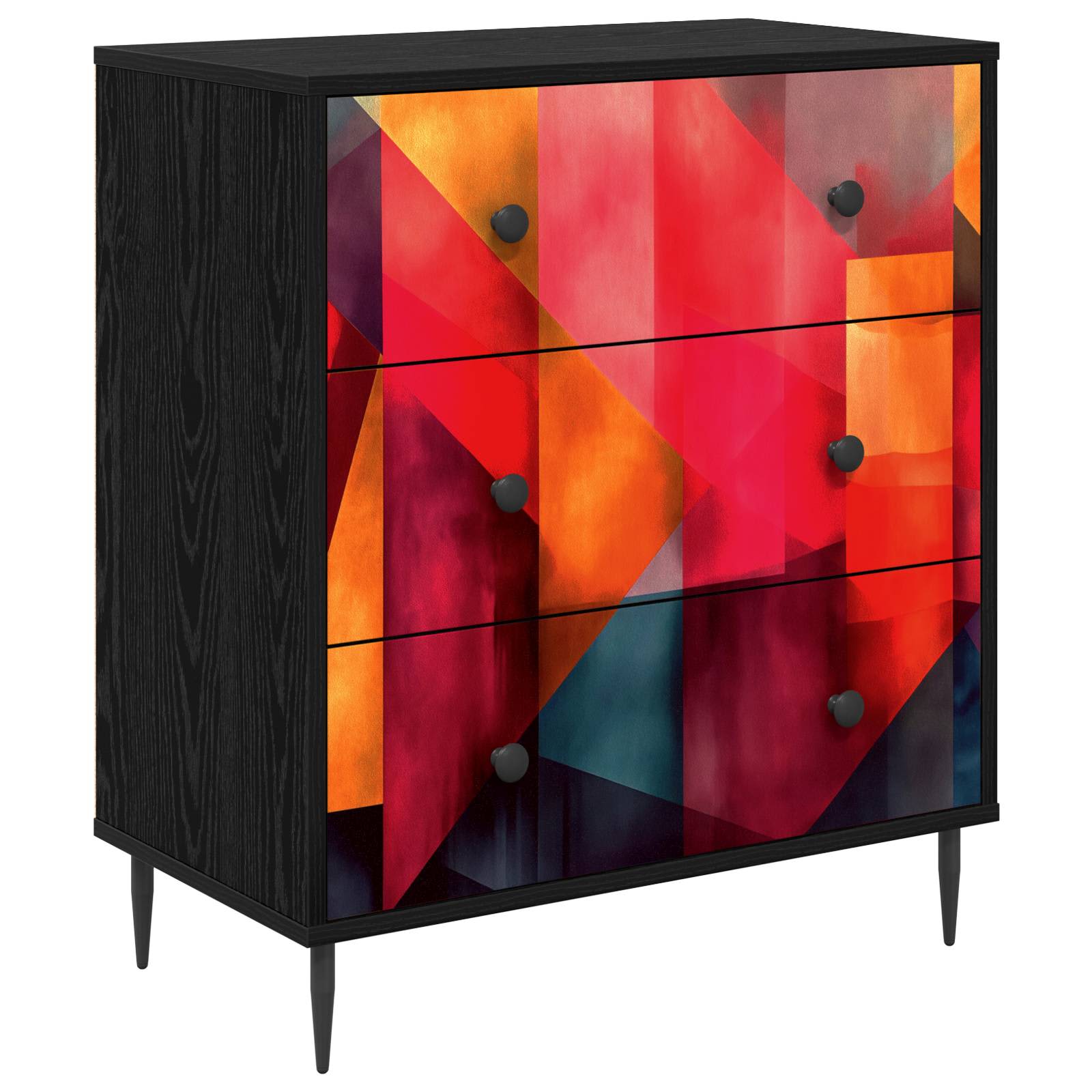 8007378_1.jpg vidaXL Příborník HEESCH Tlač farieb v blokoch 66 x 36,5 x 76 cm – Obrázok 1
