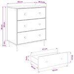 vidaXL Příborník HEESCH Tlač farieb v blokoch 66 x 36,5 x 76 cm – Obrázok 8
