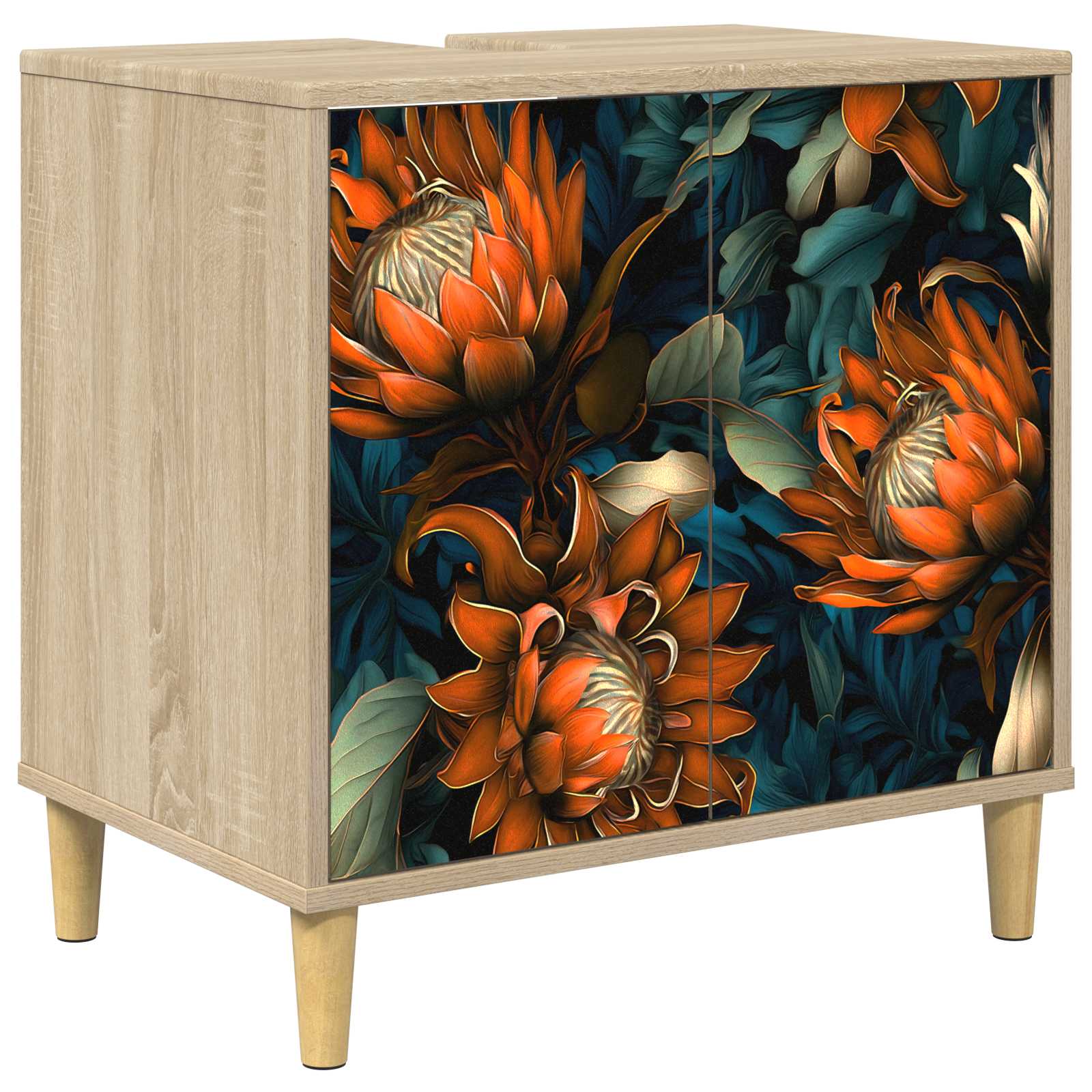8007390_1.jpg vidaXL Kúpeľňová skriňa LOCHEM Sonoma 60 x 40 x 60 cm Kompozitné drevo – Obrázok 1