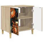 vidaXL Kúpeľňová skriňa LOCHEM Sonoma 60 x 40 x 60 cm Kompozitné drevo – Obrázok 3