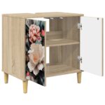 vidaXL Kúpeľňová skriňa BORNE Sonoma 60 x 40 x 60 cm Kompozitné drevo – Obrázok 3