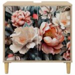 vidaXL Kúpeľňová skriňa BORNE Sonoma 60 x 40 x 60 cm Kompozitné drevo – Obrázok 4