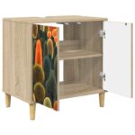 vidaXL Kúpeľňová skriňa ZAANDAM Sonoma 60 x 40 x 60 cm – Obrázok 3