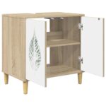 vidaXL Kúpeľňová skriňa HANAU Sonoma 60 x 40 x 60 cm Kompozitné drevo – Obrázok 3