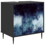 vidaXL Kúpeľňová skriňa RAALTE Čierny dub 60 x 40 x 61 cm – Obrázok 2