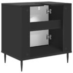 vidaXL Kúpeľňová skriňa GENNEP Čierny dub 60 x 40 x 61 cm – Obrázok 5