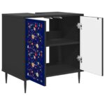 vidaXL Kúpeľňová skriňa MAINZ Čierny dub 60 x 40 x 61 cm – Obrázok 3