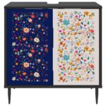 vidaXL Kúpeľňová skriňa MAINZ Čierny dub 60 x 40 x 61 cm – Obrázok 4