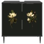 vidaXL Kúpeľňová skriňa BREMEN Čierny dub 60 x 40 x 61 cm – Obrázok 4
