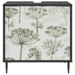 vidaXL Kúpeľňová skriňa GOTHA Čierny dub 60 x 40 x 61 cm – Obrázok 4