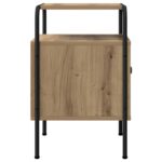 vidaXL Nočný stolík 2 ks Dub artisan Kompozitné drevo – Obrázok 6