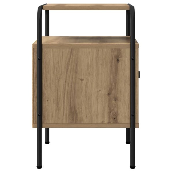 vidaXL Nočný stolík 2 ks Dub artisan Kompozitné drevo – Obrázok 6