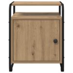 vidaXL Nočný stolík 2 ks Dub artisan Kompozitné drevo – Obrázok 6