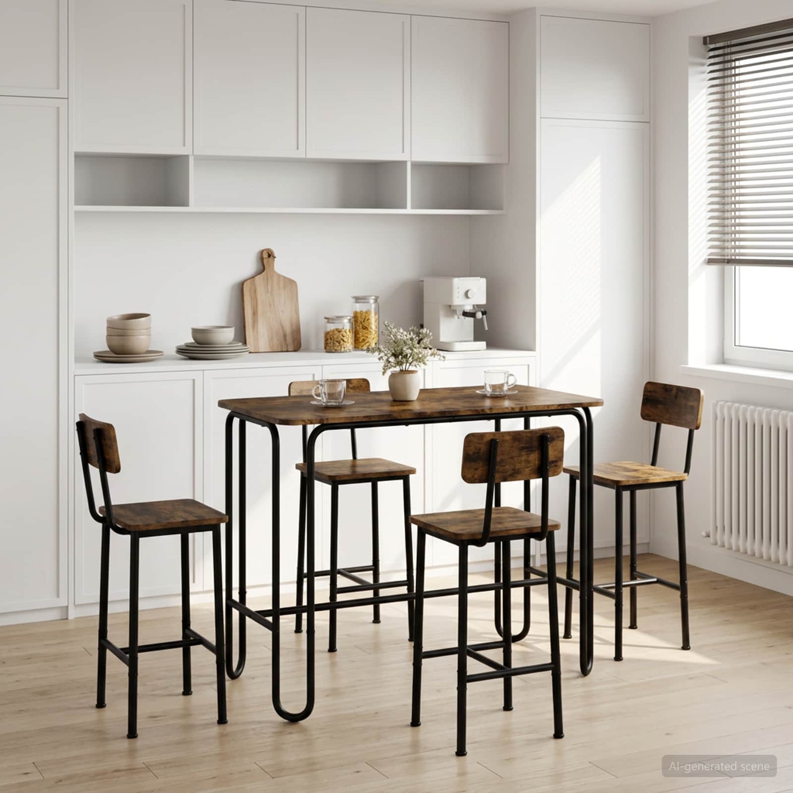 8007698_1.jpg vidaXL Jedálenský stôl 100 x 50 x 75 cm Kompozitné drevo Dymový dub – Obrázok 1