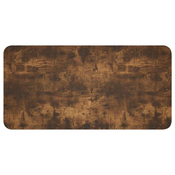 vidaXL Jedálenský stôl 100 x 50 x 75 cm Kompozitné drevo Dymový dub – Obrázok 5
