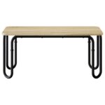 vidaXL Konferenčný stolík Dub sonoma 79,5 x 40 x 36 cm – Obrázok 3