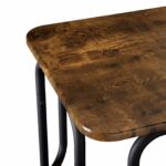vidaXL Konferenčný stolík Dymový dub 79,5 x 40 x 36 cm – Obrázok 5