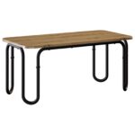vidaXL Konferenčný stolík Dub artisan 100 x 50 x 45 cm – Obrázok 2