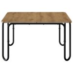 vidaXL Konferenčný stolík Dub artisan 79,5 x 79,5 x 45 cm – Obrázok 3