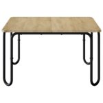 vidaXL Konferenčný stolík Dub sonoma 100 x 100 x 45 cm – Obrázok 3