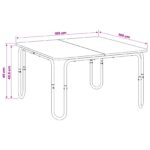vidaXL Konferenčný stolík Dub sonoma 100 x 100 x 45 cm – Obrázok 7