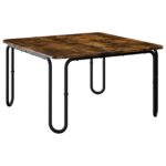 vidaXL Konferenčný stolík Dymový dub 100 x 100 x 45 cm – Obrázok 2