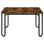 vidaXL Konferenčný stolík Dymový dub 100 x 100 x 45 cm – Obrázok 3